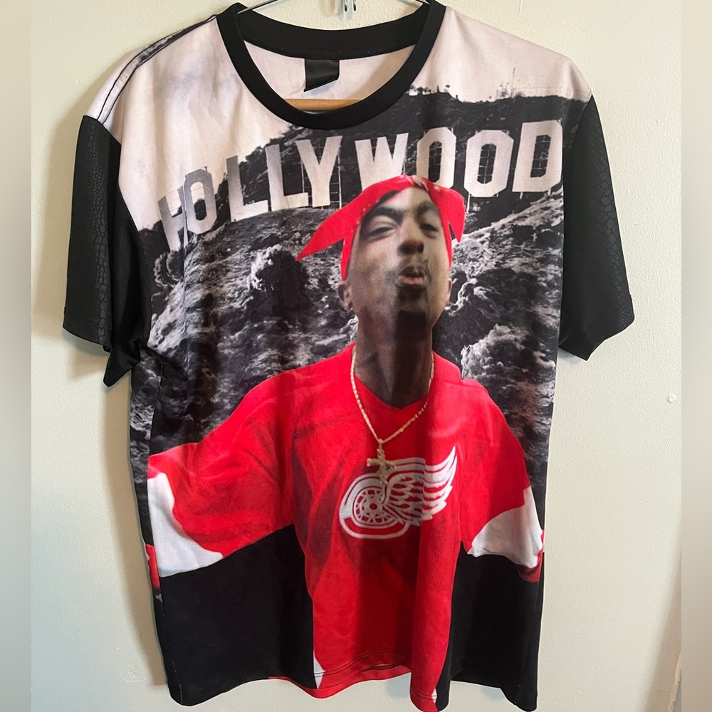 Mens 2pac Tupac Shakur Tee Shirt